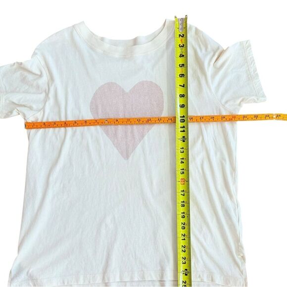 Madewell Short Sleeve Oversized Drop Shoulder Graphic Heart T-Shirt. Small. NWOT - Picture 6 of 9